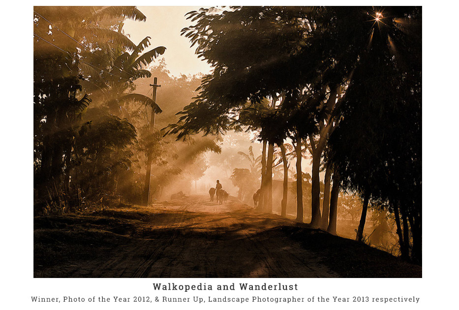 Winner of Walkopedia and runner up wanderlust landscape photographer of the year