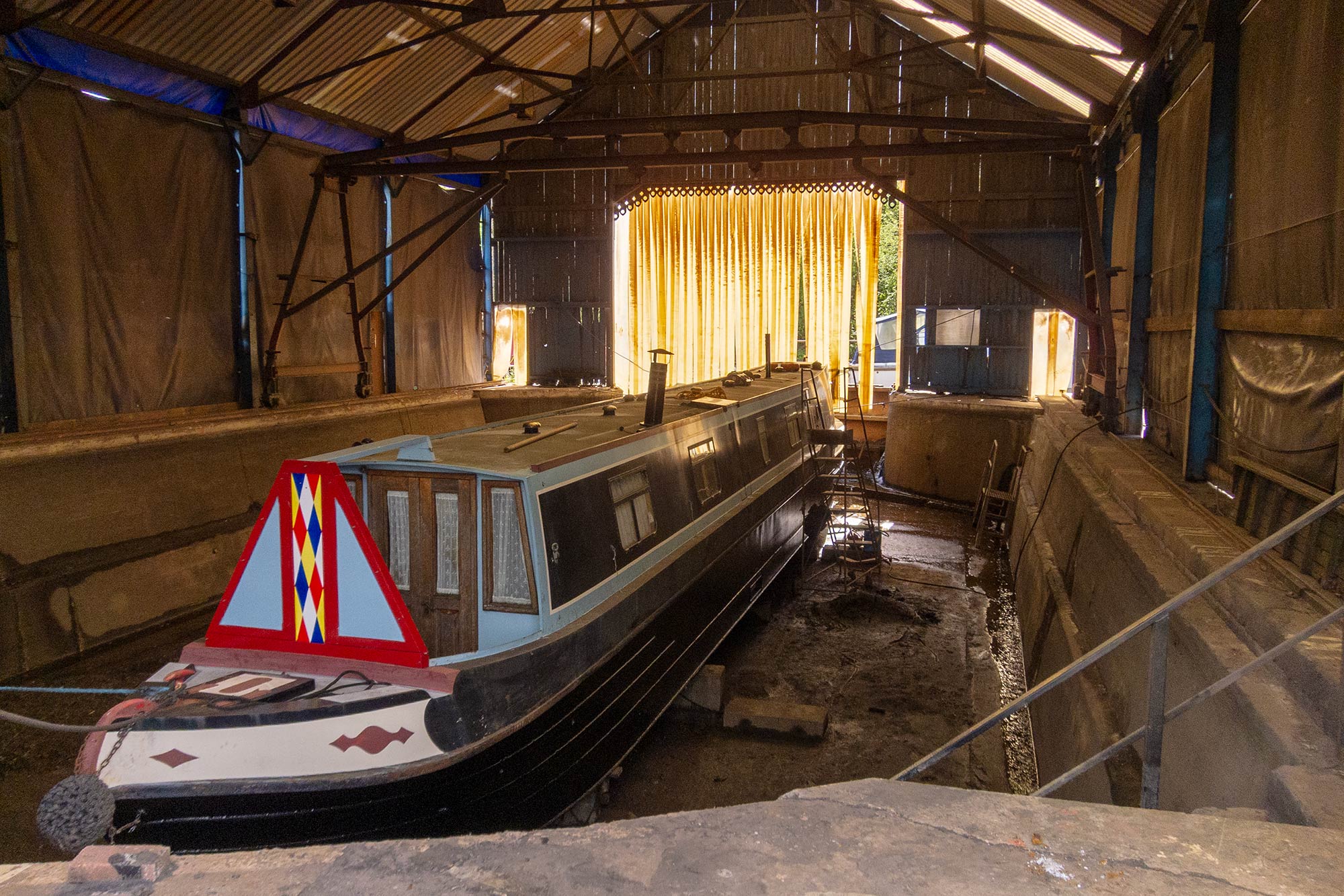 Canon S95 raw file edited with lens correction and pushed by over three stops